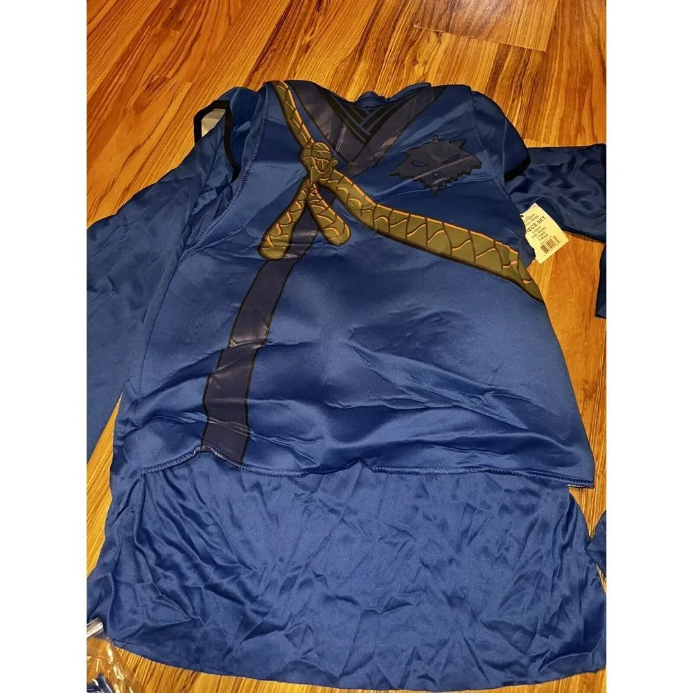 RUBIES NEW Ninja Warriors Blue Dragon Boy's Halloween Costume Large 10 12‎